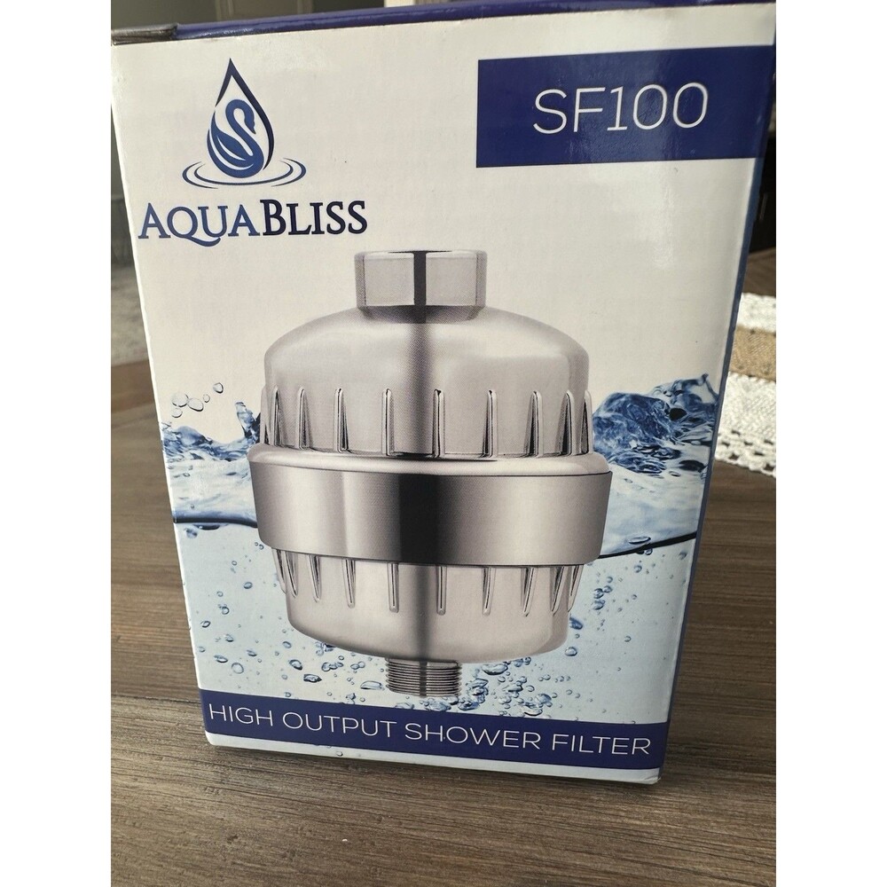 AquaBliss High Output Shower Filter SF100 Revitalizing Shower Accessory New Box